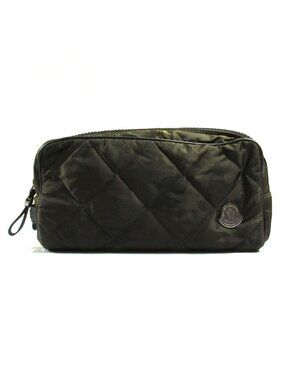 Moncler | Bags | Moncler Silver Quilted Cosmetic Bag | Poshmark